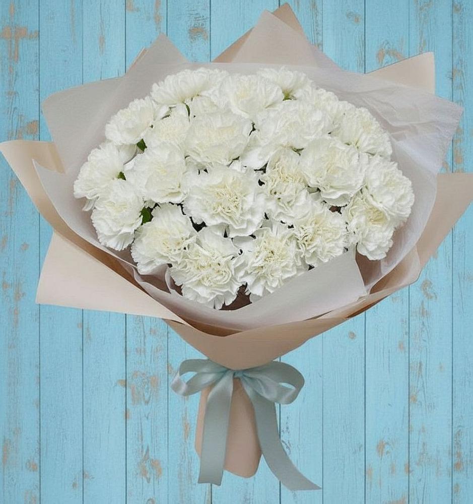 Букет цветов из: Гвоздики в Вольное