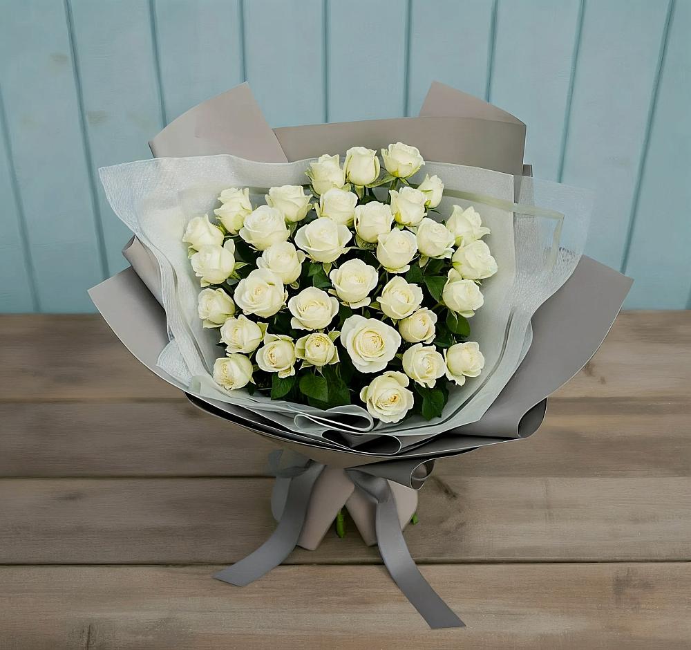 Букет Белоснежная нежность в Вольное