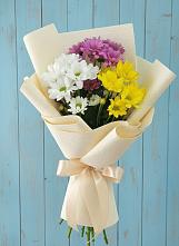 Букет цветов из:  Хризантемы в Вольное