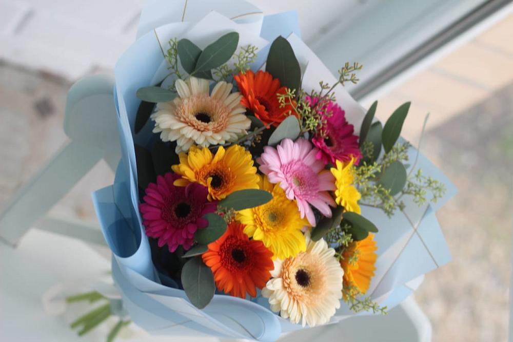 Букет цветов из: Герберы в Вольное