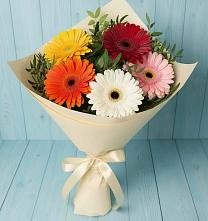 Букет цветов из:  Герберы в Вольное