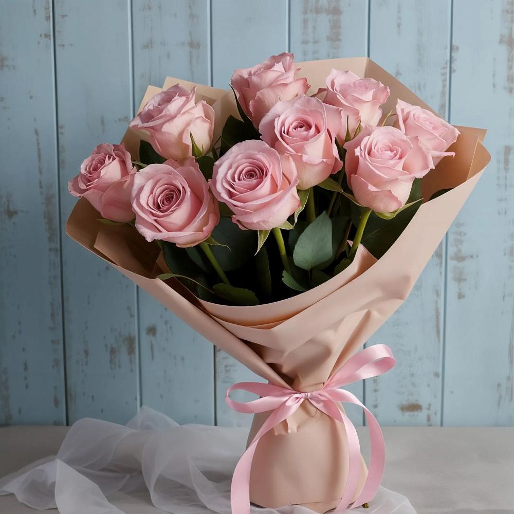 Букет цветов из: Розы в Вольное