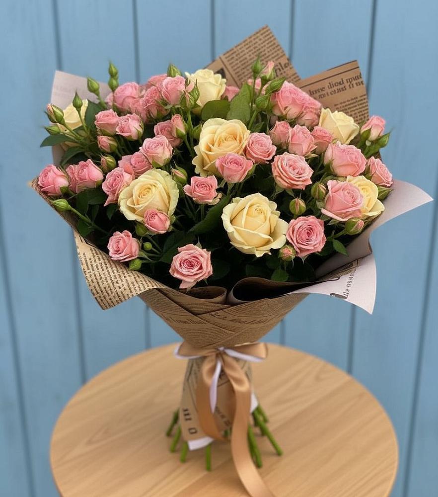 Букет цветов из: Розы в Вольное