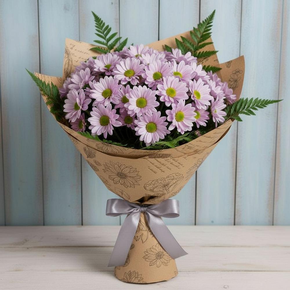Букет цветов из: Хризантемы в Вольное