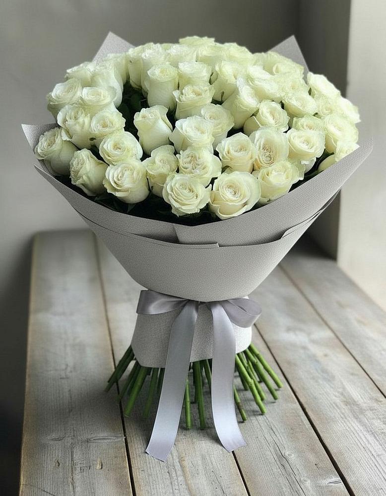 Букет 35 Белых роз в Вольное