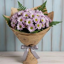 Букет цветов из:  Хризантемы в Вольное