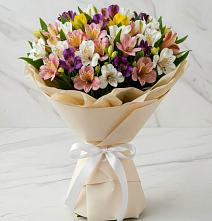 Букет цветов из:  Альстромерии #REPLACE_PRED# Вольное