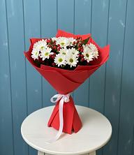 Букет цветов из:  Хризантемы в Вольное