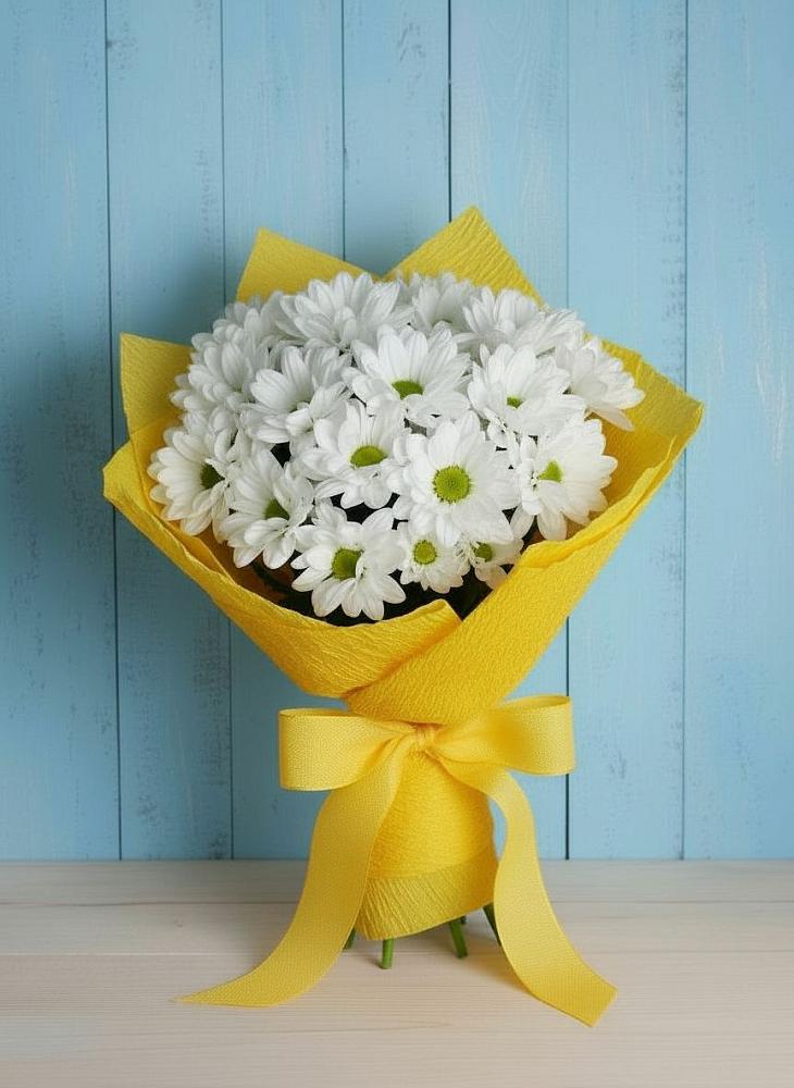 Букет цветов из: Хризантемы в Вольное