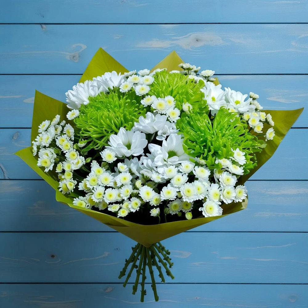 Букет цветов из: Хризантемы в Вольное