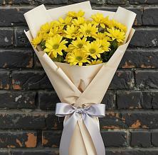 Букет цветов из:  Хризантемы в Вольное