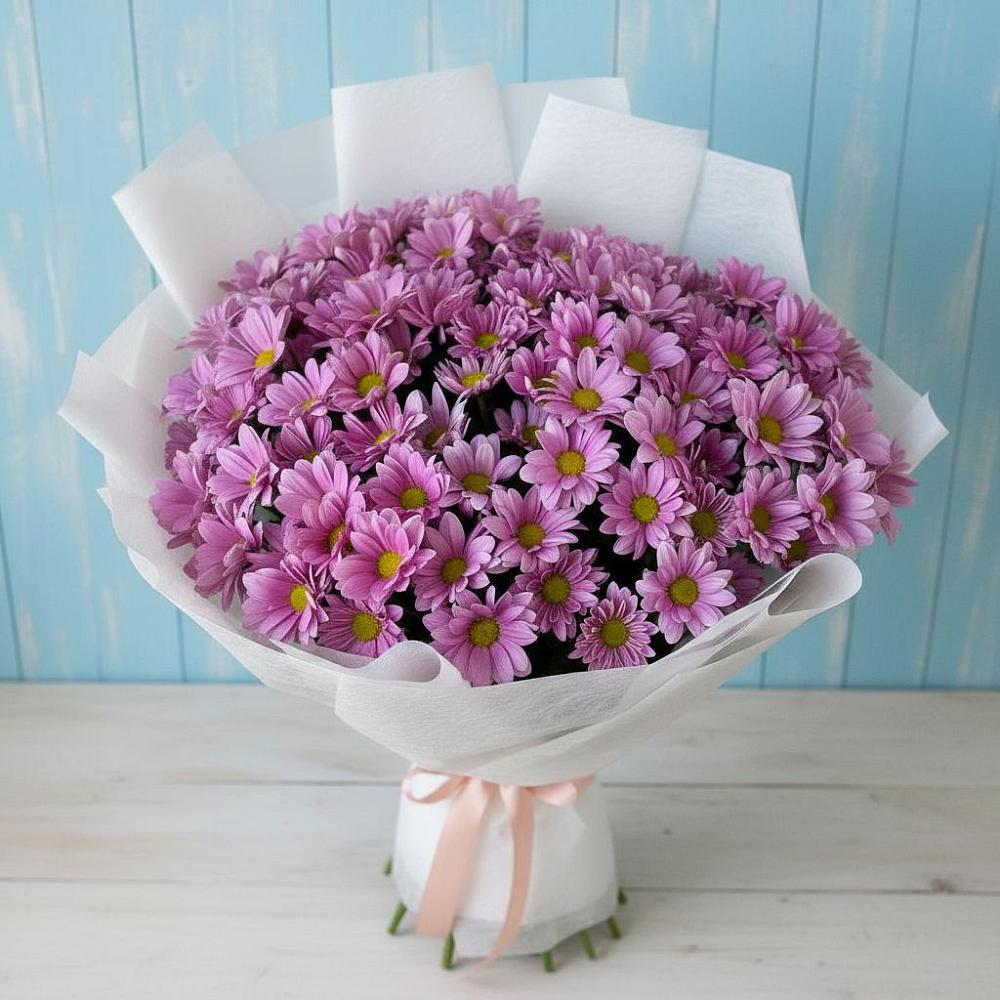 Букет цветов из: Хризантемы в Вольное