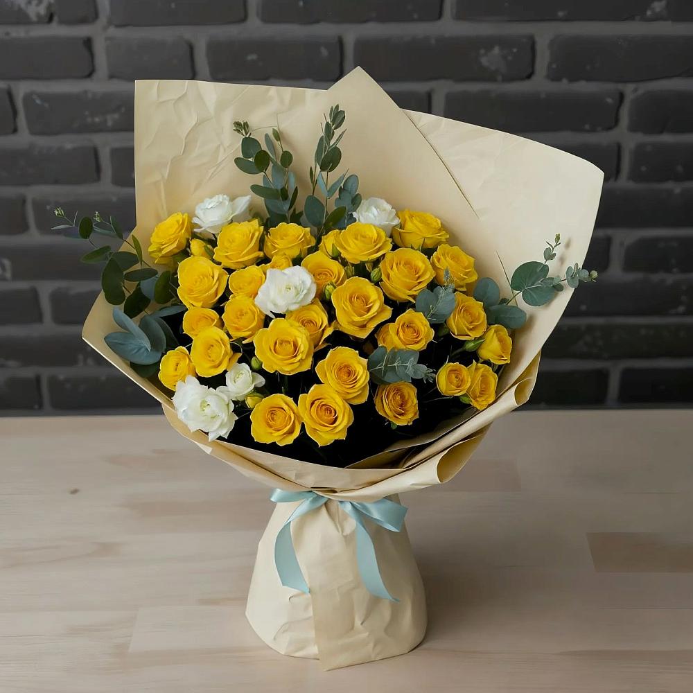 Букет цветов из: Розы в Вольное