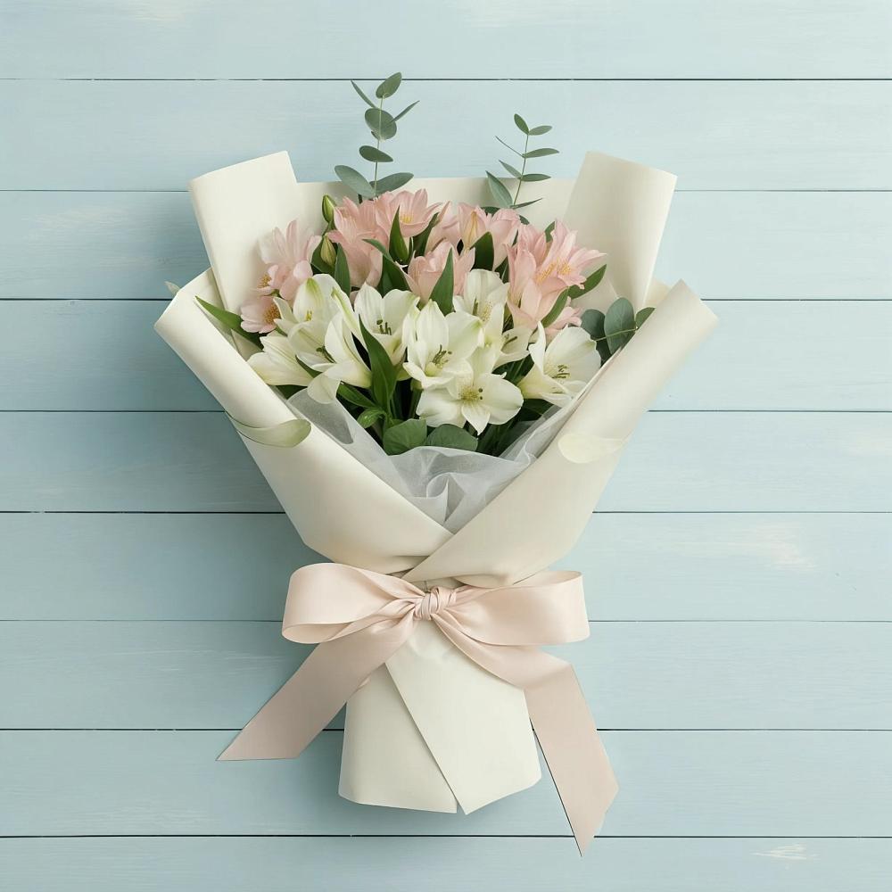 Букет цветов из: Альстромерии в Вольное