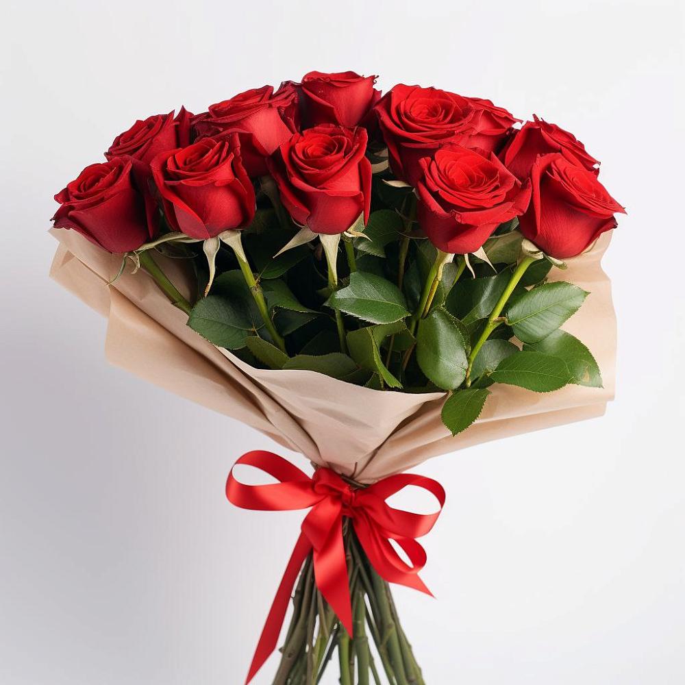 Букет 11 Красных роз Эдлесс Лав в Вольное