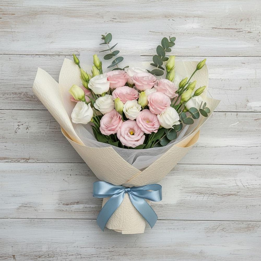 Букет цветов из: Лизиантусы в Вольное